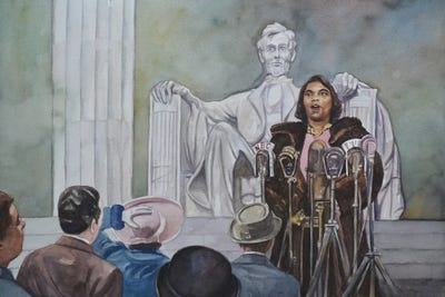 Marian Anderson Sang!, 2010 by Colin Bootman canvas print