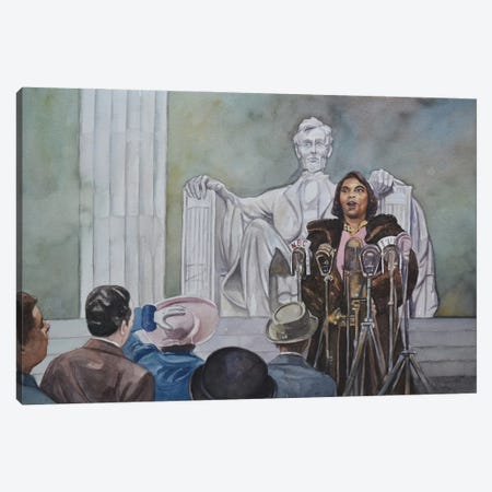 Marian Anderson Sang!, 2010 Canvas Print #BMN13172} by Colin Bootman Canvas Art Print