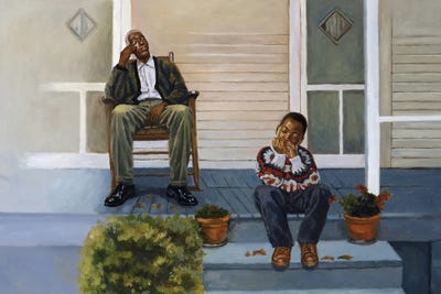 Music Lesson #3, 2000 by Colin Bootman canvas print