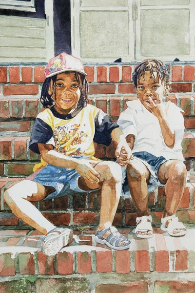 Colin Bootman: On The Front Step, 2002 by Colin Bootman
