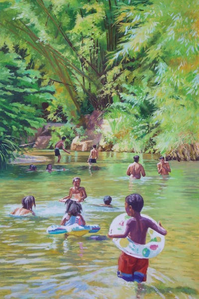 Black Joy: River Lime Sublime, 2020, by Colin Bootman