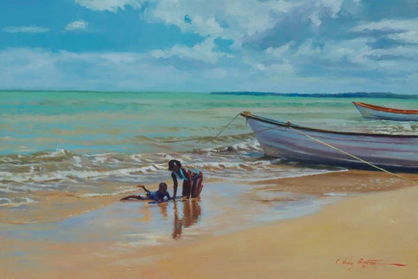 Colin Bootman: Slippery Sand, 2018 by Colin Bootman
