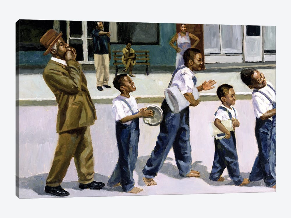 The Marching Band, 2000 by Colin Bootman 1-piece Canvas Print