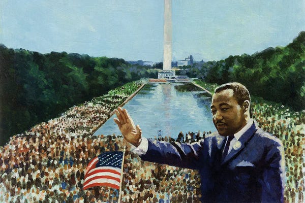 American Flags: The Memorial Speech, 2001 by Colin Bootman