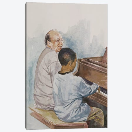 The Piano Lesson, 2003 Canvas Print #BMN13215} by Colin Bootman Canvas Art Print