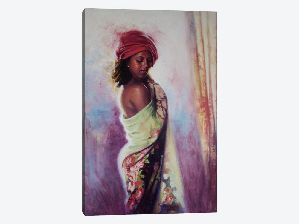 The Red Turban, 2015 by Colin Bootman 1-piece Canvas Artwork