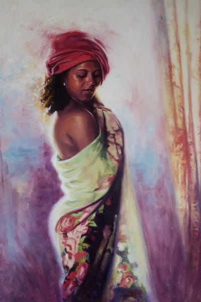 Floral & Botanical Patterns: The Red Turban, 2015 by Colin Bootman