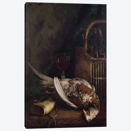 Still Life with a Pheasant, c.1861  Canvas Print #BMN1321} by Claude Monet Canvas Art Print