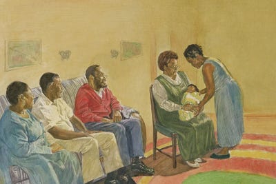 The Welcoming, 1995 by Colin Bootman canvas print