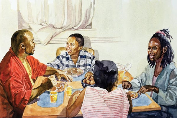 Storytellers: Weekend Breakfast, 2003 by Colin Bootman