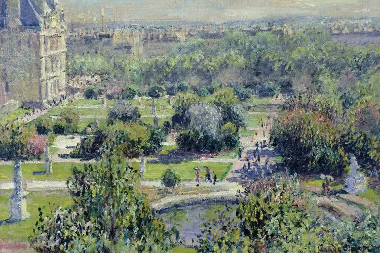 View of the Tuileries Gardens, Paris, 1876  by Claude Monet wall art