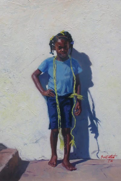 Yellow Rope, 2014, by Colin Bootman canvas print