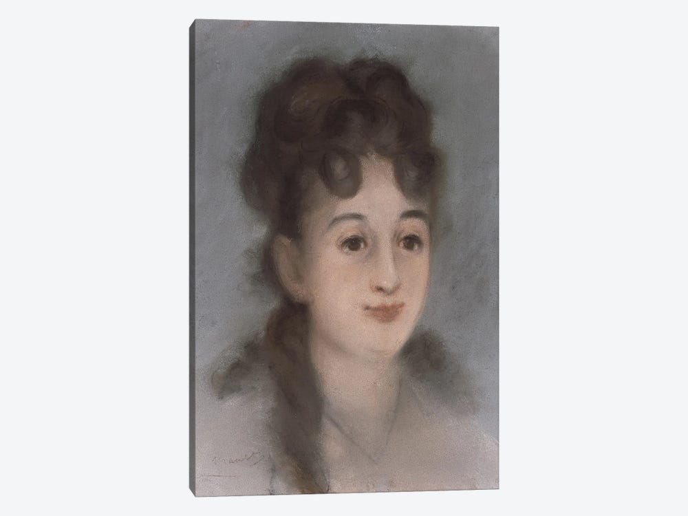 Portrait D'Eva Gonzalès, 1879 by Edouard Manet 1-piece Canvas Print