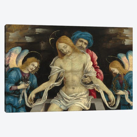 Pietà , C. 1500 Canvas Print #BMN13235} by Filippino Lippi Canvas Print