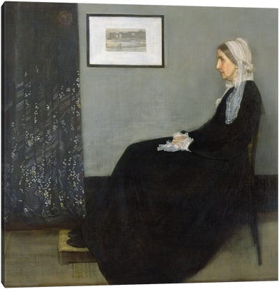 Whistler's Mother Canvas Art Print - Furniture