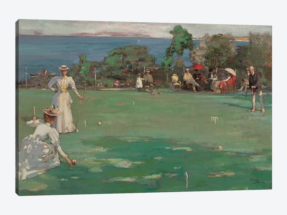 The Croquet Party, 1890-93 by Sir John Lavery 1-piece Art Print
