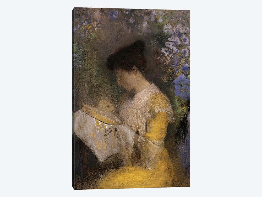 Madame Arthur Fontaine, 1901 by Odilon Redon 1-piece Canvas Print