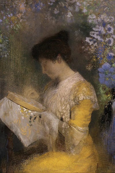 Odilon Redon: Madame Arthur Fontaine, 1901 by Odilon Redon
