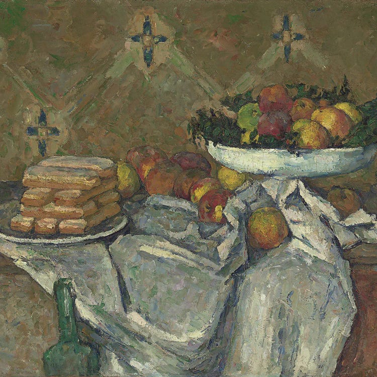 Compotier Et Assiette De Biscuits, C.1877