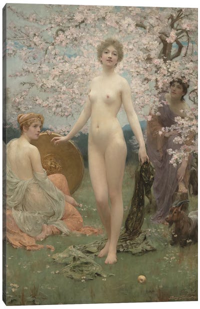 The Judgement Of Paris, 1891 Canvas Art Print