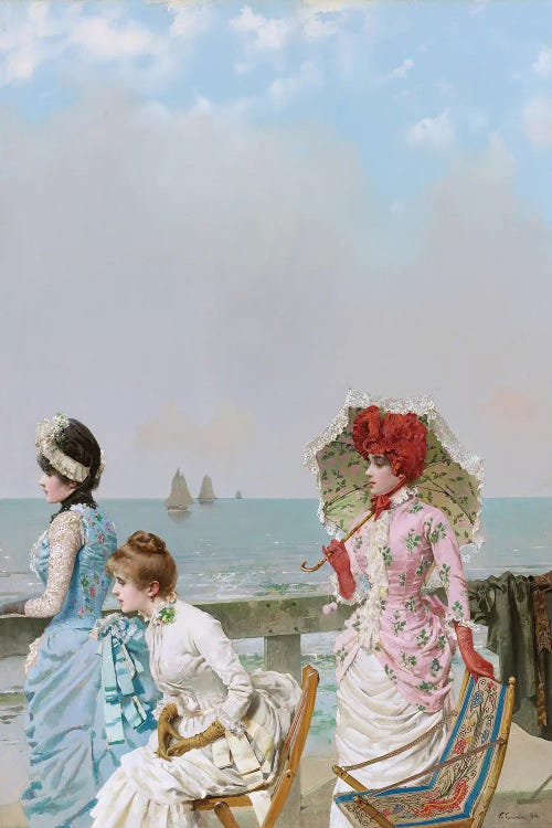 Midday At The Sea, 1884