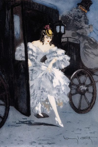 Arrival, C.1941 by Louis Icart canvas print