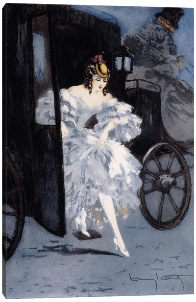 Arrival, C.1941 Canvas Art Print - Louis Icart