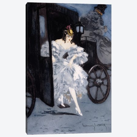 Arrival, C.1941 Canvas Print #BMN13255} by Louis Icart Art Print