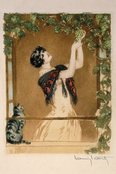 Art Deco: Autumn by Louis Icart