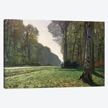 The Road to Bas-Breau, Fontainebleau  Canvas Print #BMN1325} by Claude Monet Canvas Art
