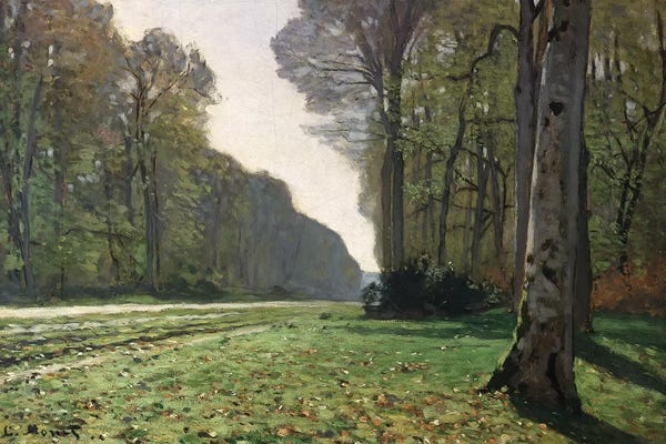 Claude Monet: The Road to Bas-Breau, Fontainebleau  by Claude Monet
