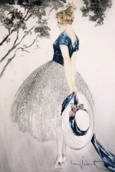 In The Nest, C.1922 by Louis Icart gallery poster