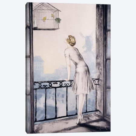 Montmartre, 1928 Canvas Print #BMN13270} by Louis Icart Canvas Art