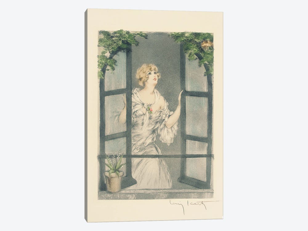 The Four Seasons: Spring, C.1928 by Louis Icart 1-piece Canvas Art Print