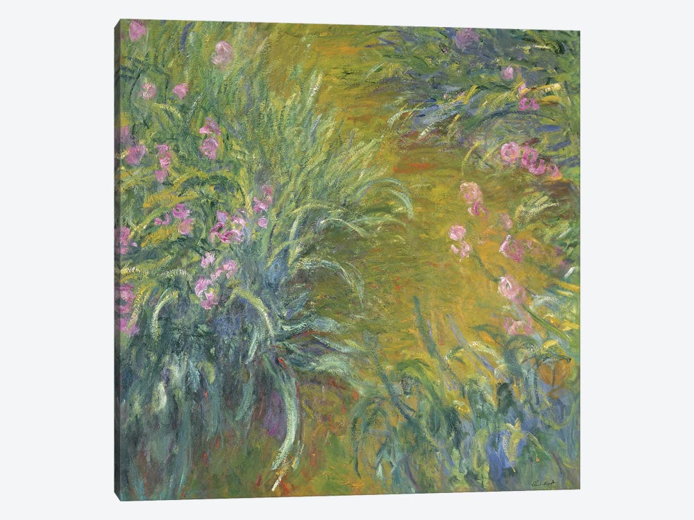 Iris by Claude Monet 1-piece Canvas Art