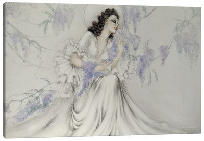 Wisteria, 1940 Canvas Art Print - Art Deco