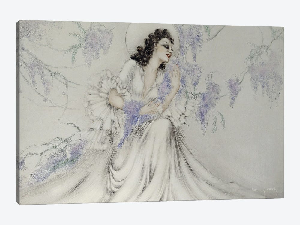Wisteria, 1940 by Louis Icart 1-piece Canvas Wall Art