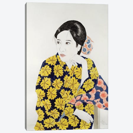 Yellow Kimono, 1996 Canvas Print #BMN13289} by Alan Byrne Canvas Print