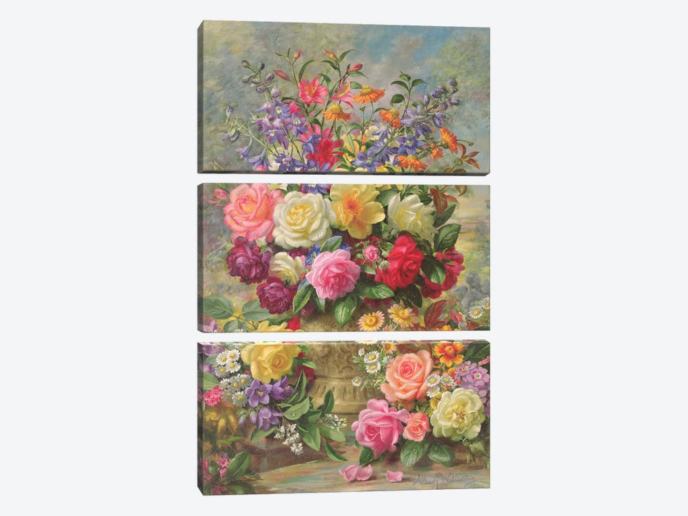 Sweet Fragrance Of A Summer's Day by Albert Williams 3-piece Art Print