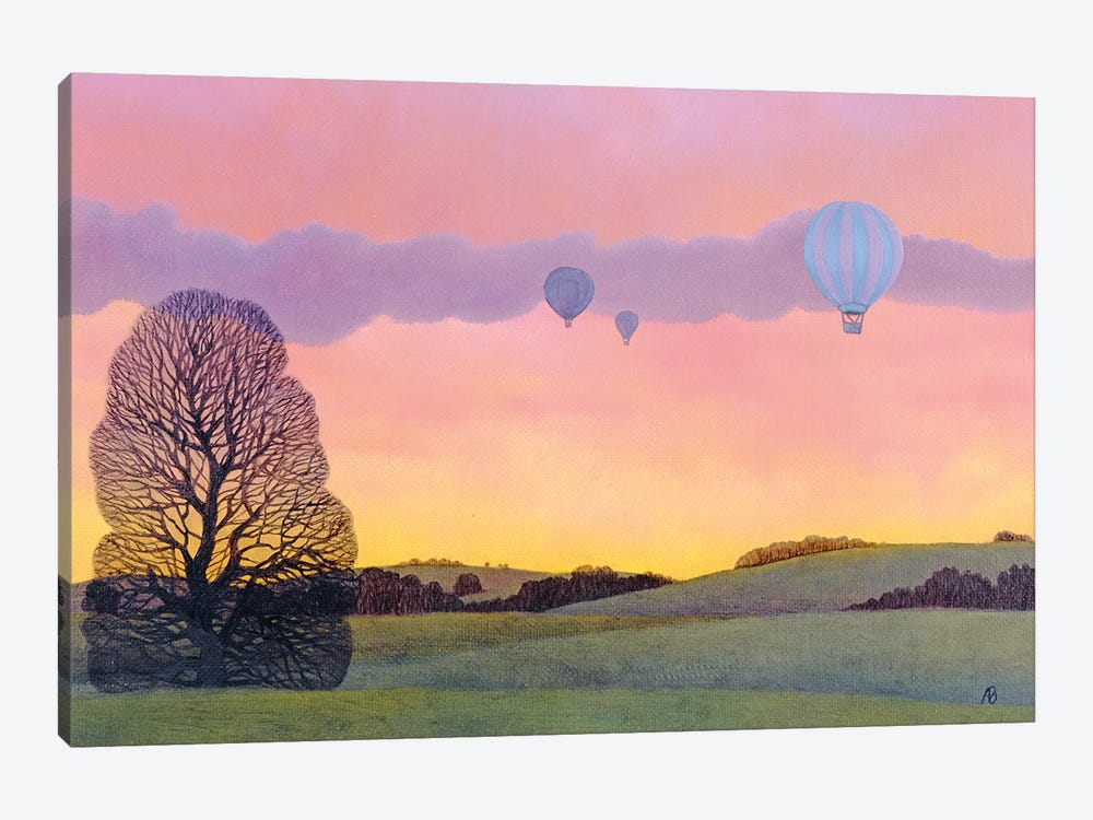 Balloon Race, 2004 by Ann Brain 1-piece Canvas Artwork