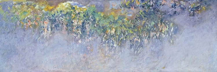 Wisteria, 1919-20  by Claude Monet canvas print