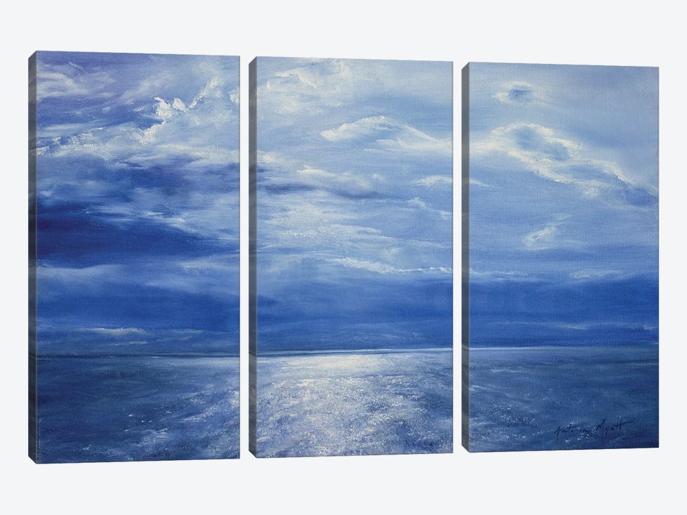 Deep Blue Sea, 2001 by Antonia Myatt 3-piece Canvas Art