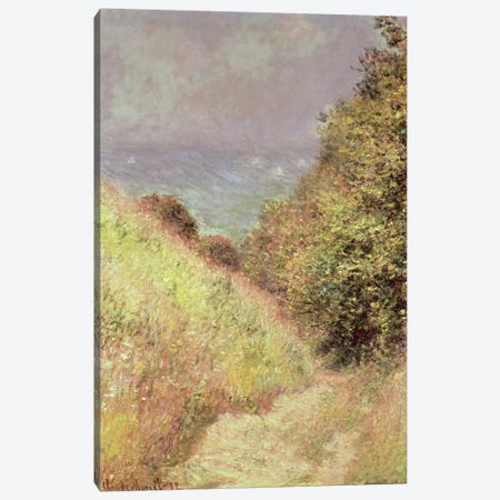 Chemin de la Cavee, Pourville, 1882 Canvas Print #BMN1331} by Claude Monet Canvas Artwork