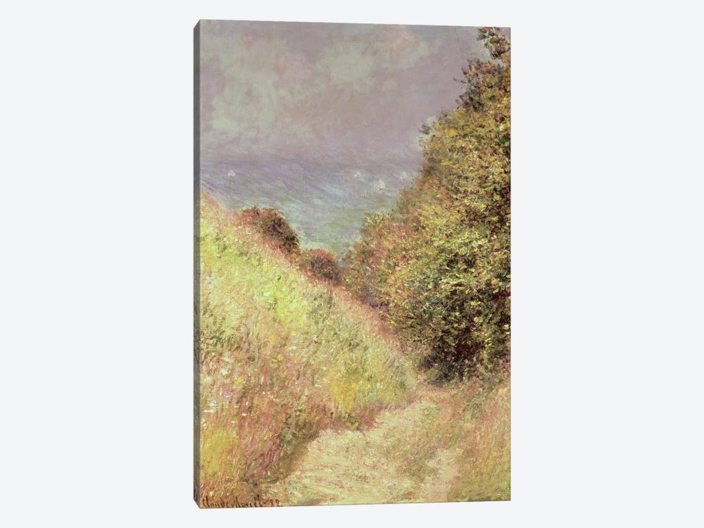 Chemin de la Cavee, Pourville, 1882 by Claude Monet 1-piece Canvas Art Print