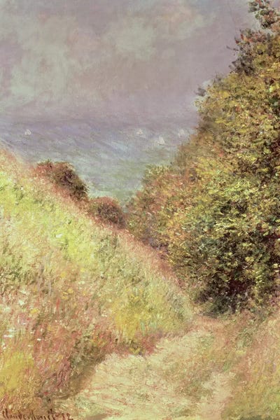Claude Monet: Chemin de la Cavee, Pourville, 1882 by Claude Monet