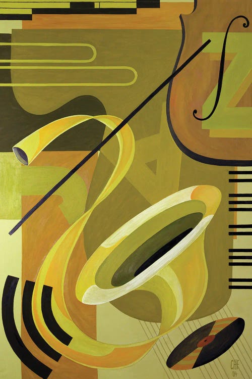 Jazz, 2004 by Carolyn Hubbard-Ford wall art