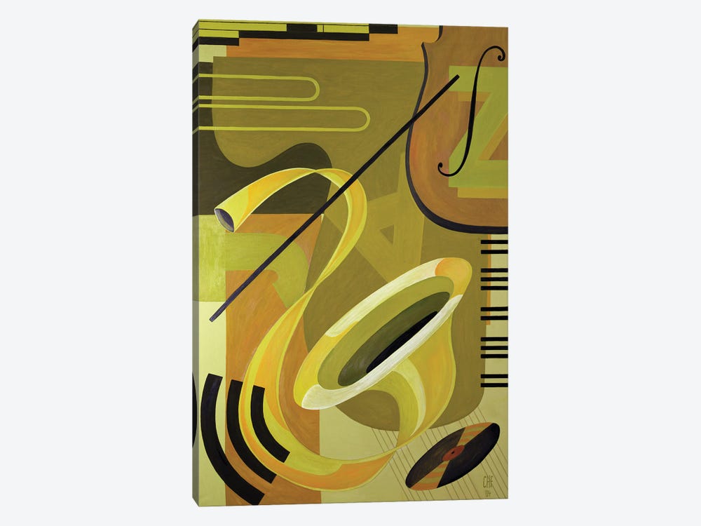 Jazz, 2004 by Carolyn Hubbard-Ford 1-piece Canvas Print