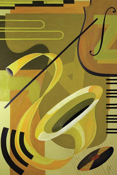 Saxophones: Jazz, 2004 by Carolyn Hubbard-Ford