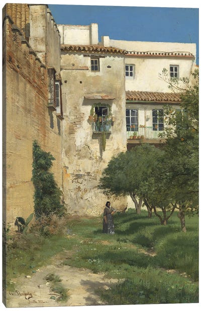 From Sevilla In Spain, 1882 Canvas Art Print - Spain Art