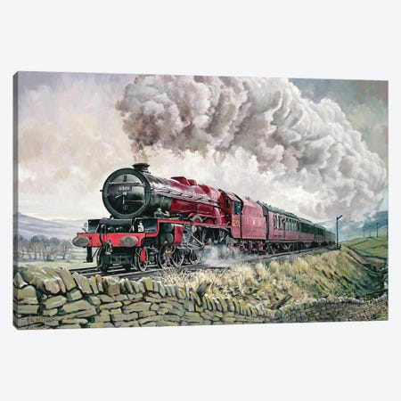 The Princess Elizabeth Storms North In All Weathers Canvas Print #BMN13334} by David Nolan Canvas Wall Art